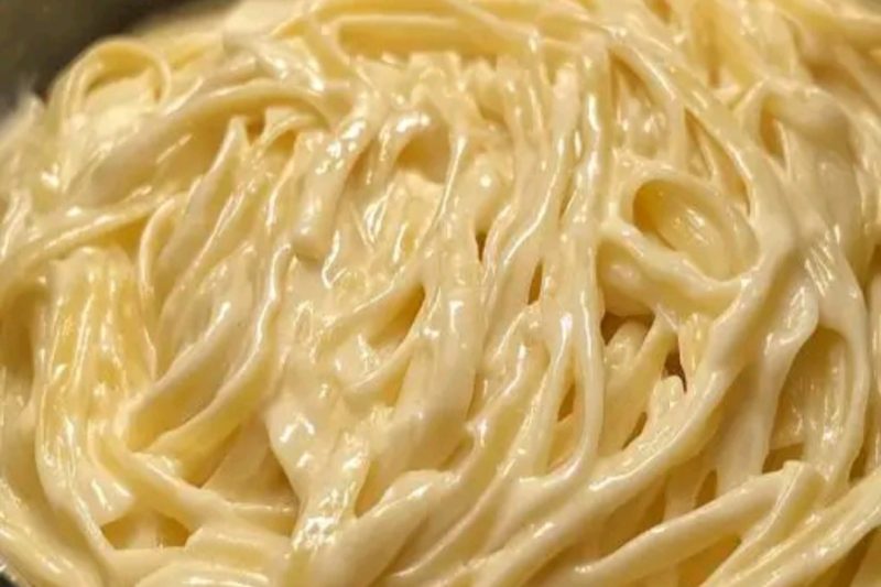Slow Cooker Creamy Alfredo Pasta