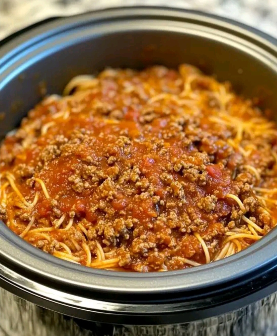 Slow Cooker Church Supper Spaghetti