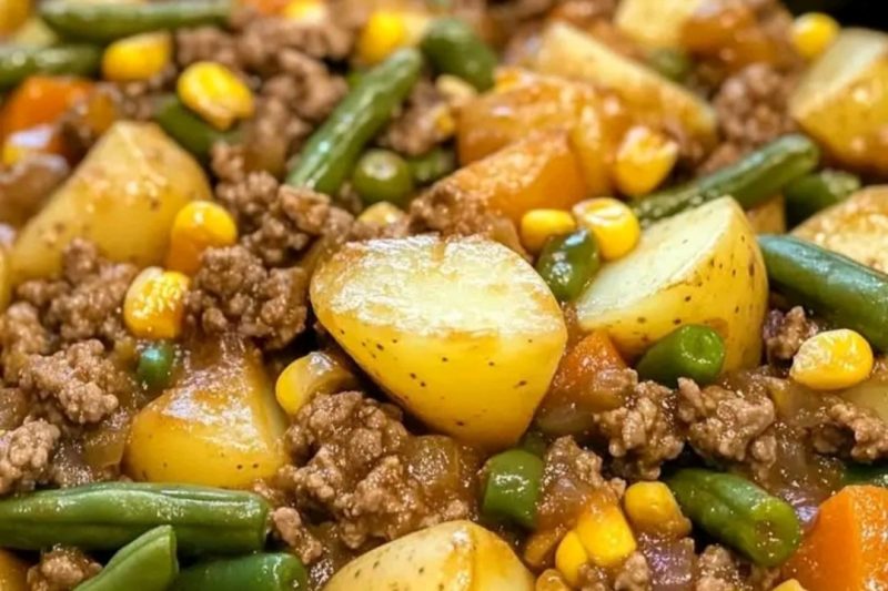 Slow Cooker Amish Harvest Casserole