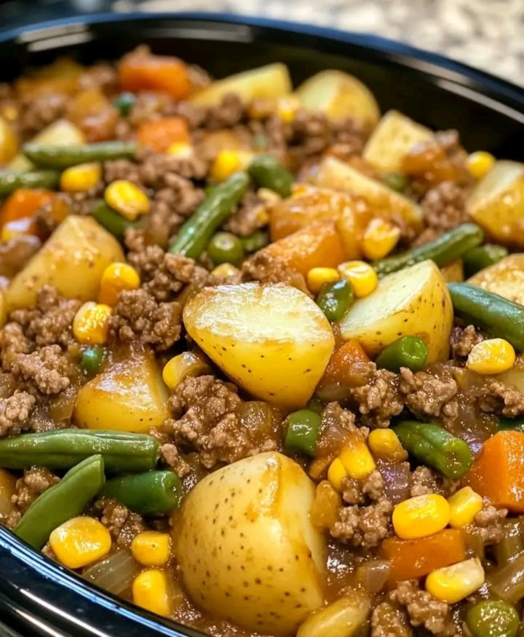 Slow Cooker Amish Harvest Casserole