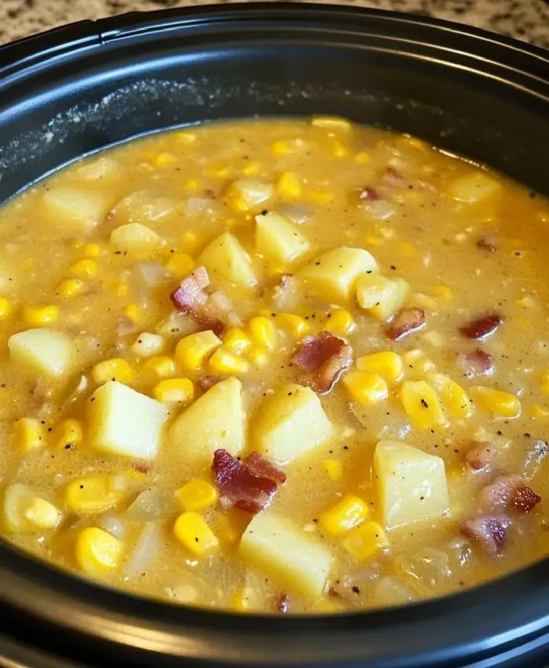 Slow Cooker Amish Corn Chowder