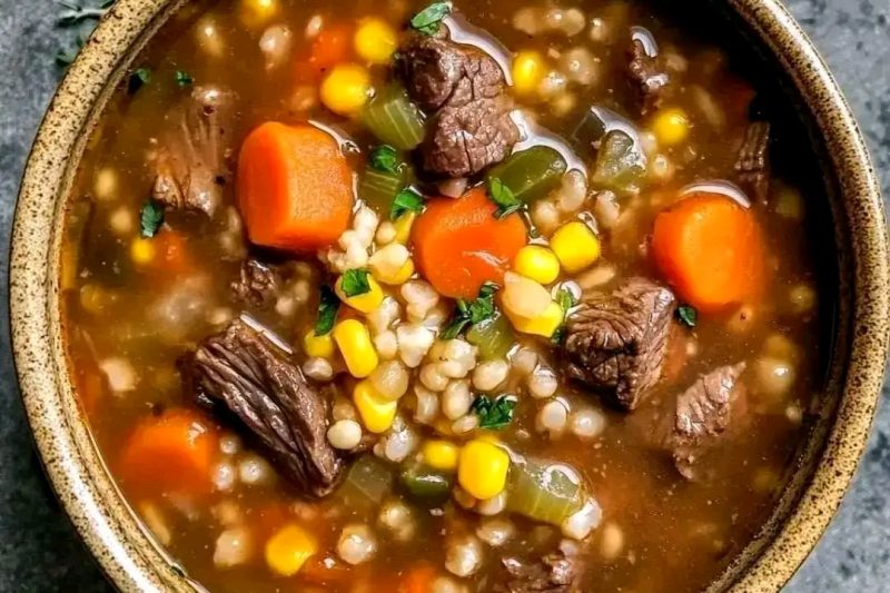 Best Ever Beef Barley Soup
