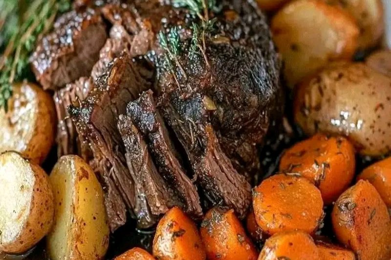 Hearty Pot Roast with Potatoes and Carrots