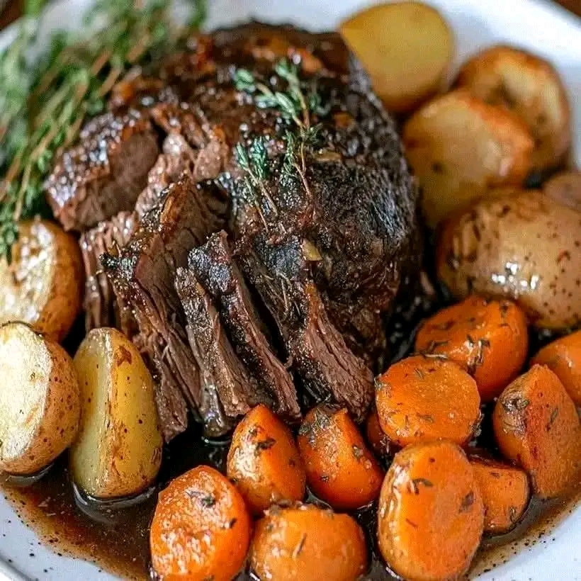 Hearty Pot Roast with Potatoes and Carrots