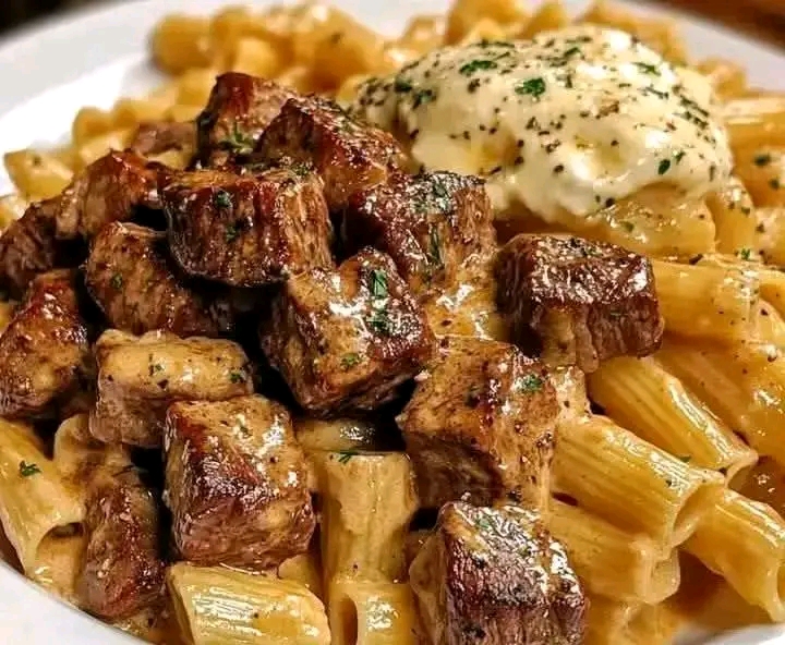 Easy Cajun Steak Rigatoni