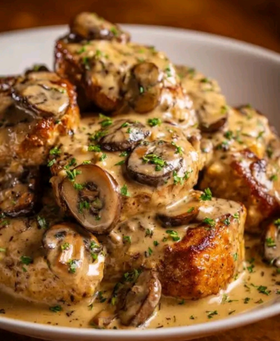 Slow Cooker Salisbury Steaks with Mushroom Gravy