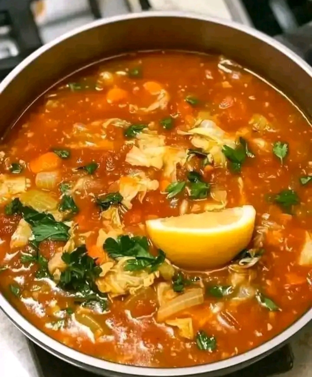 Hearty Vegan Cabbage Soup