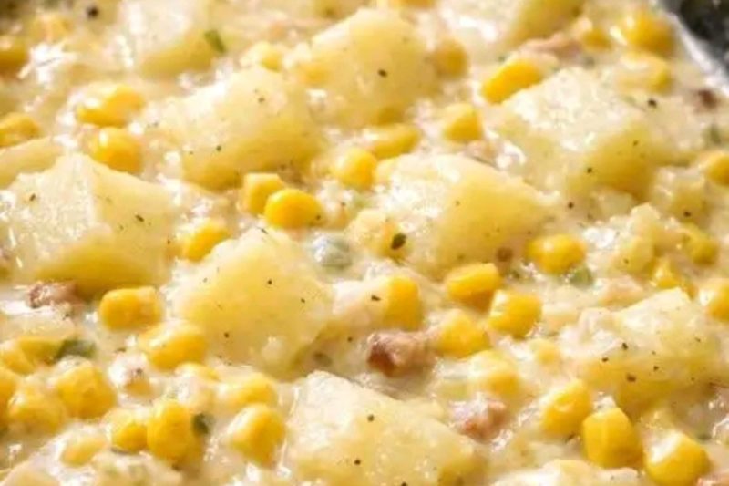 Crockpot Corn and Potato Chowder