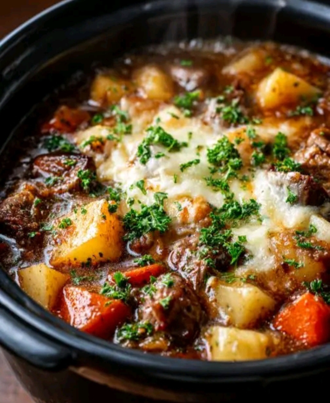 Slow Cooker Beef and Potato Stew
